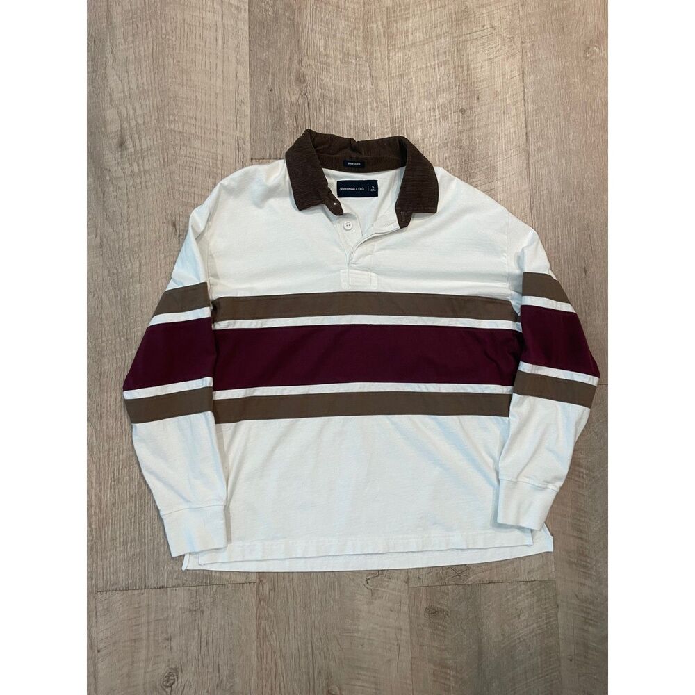 Abercrombie & Fitch rugby shirt, size S